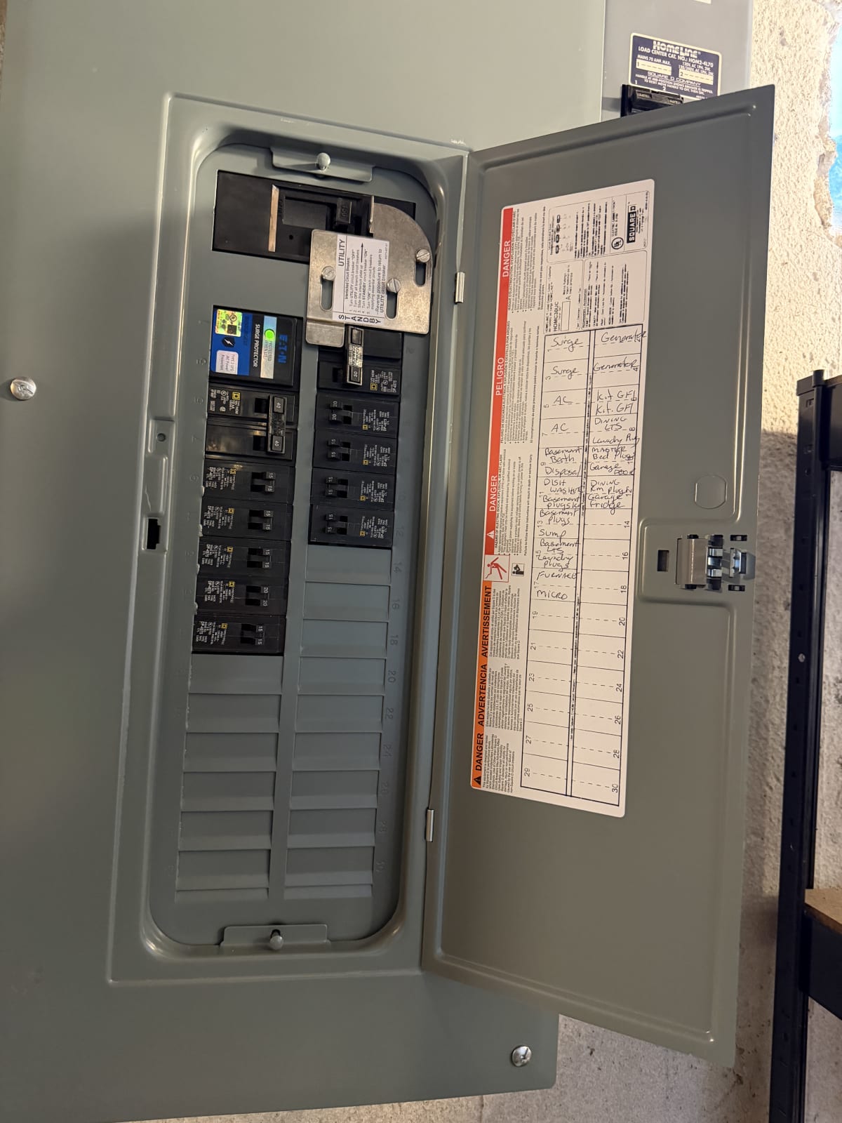 Panel Upgrade project photo in Macomb